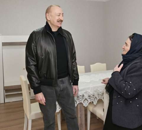 Prezidentlə sakininin səmimi söhbəti - VİDEO 