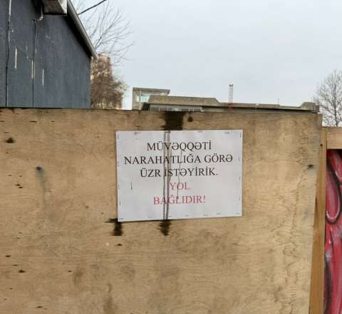 Məktəb və uşaq bağçasına gedən yol 6 aydır bağlanıb – Valideynlər çətin vəziyyətdə - VİDEO/FOTOLAR 