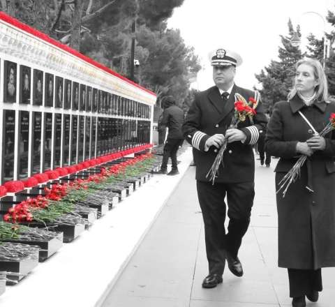 ABŞ səfirliyi 20 Yanvar faciəsi ilə bağlı başsağlığı verdi - FOTO 