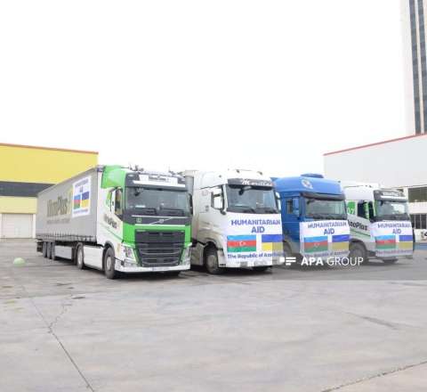 Ukraynaya növbəti humanitar yardım göndərildi – FOTO 