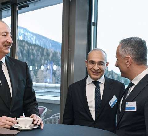 İlham Əliyev “Azərbaycan rəhbərliyi ilə səhər yeməyi” adlı tədbirdə - FOTOLAR 