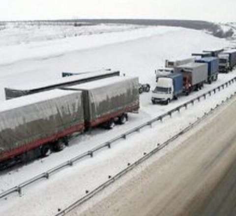 Gürcüstan-Ermənistan yolu bağlandı 