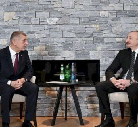 İlham Əliyev Andrey Babişlə görüşdü 