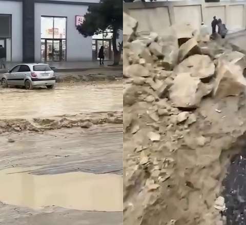 Nərimanov sakinləri narazıdır – “Yolu qazıb saxlayıblar” - VİDEO + AÇIQLAMA