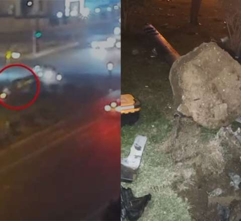 Paytaxtda 2 qəza oldu, işıqforlar aşdı – VİDEO 