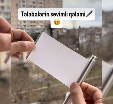 “Sehrli qələm” – İmtahan nəzarətçilərinin yeni problemi – VİDEO 