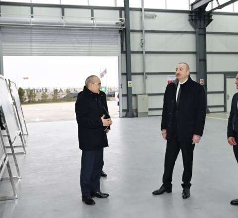 İlham Əliyev Sumqayıtda açılışda - FOTOLAR 