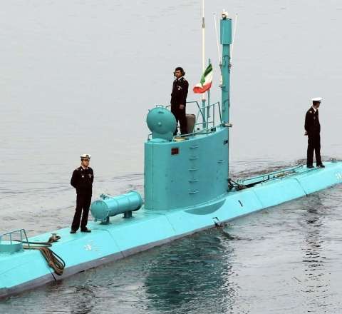 Bu da İranın sualtı qayığı: Hörmüzə hərəkətə keçdilər - Foto 