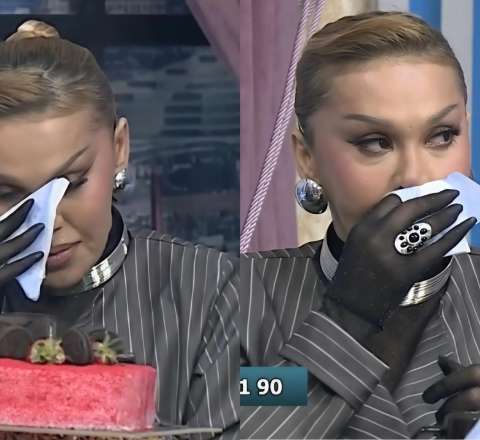 “Məndən nə istəyirsiniz?” – Rəqsanə canlı yayımda ağladı - VİDEO