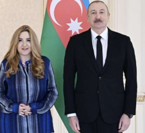 Prezident yeni səfiri qəbul etdi - FOTOLAR 