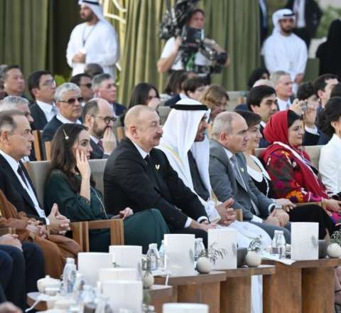 Prezident "Zayed İnsan Qardaşlığı Mükafatı"nın təqdimolunma mərasimində - CANLI 