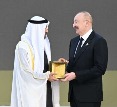 Prezidentin sosial media səhifəsində dünənki mərasimdən video PAYLAŞILDI 