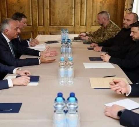 Zelenski Rza Pəhləvi ilə görüşdü 