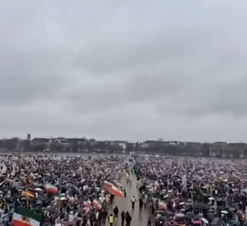 Avropadan "Azad İran"a nəhəng dəstək: 250 min insan... 