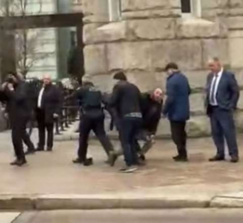 Prezidentin təhlükəsizlik xidmətinin əməkdaşları ABŞ polisi ilə birlikdə təxribatın qarşısını aldılar - VİDEO 