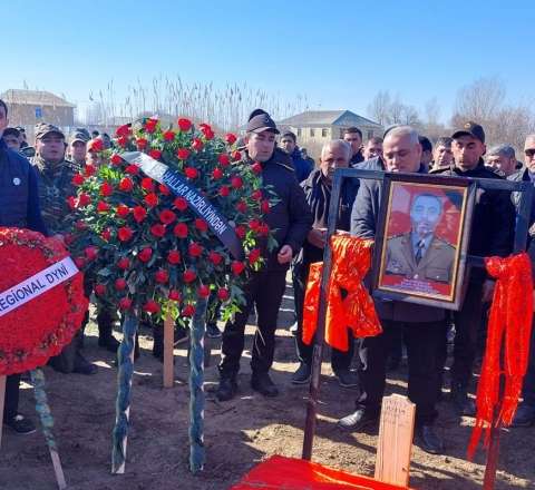 FHN-in faciəvi şəkildə həlak olan əməkdaşı dəfn edildi - Foto 