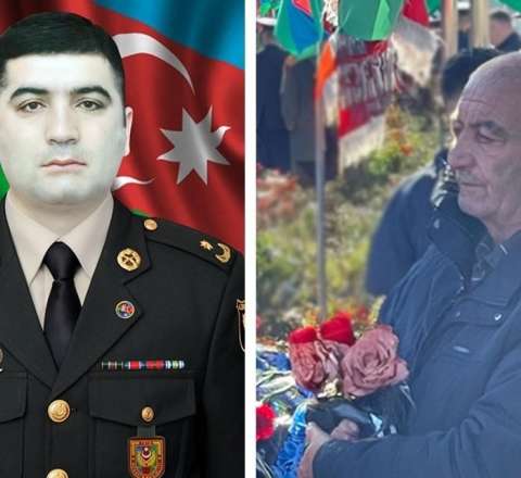 Şəhid mayor Asiman Əliyevin atası vəfat etdi 
