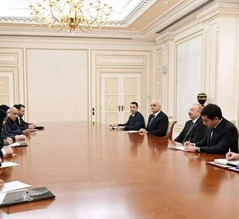 İlham Əliyev Fərzanə Sadiqi qəbul etdi 