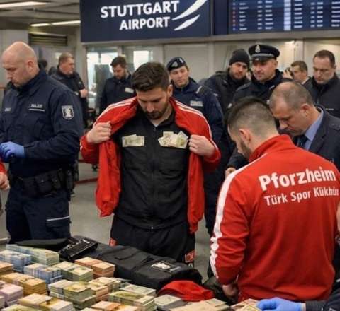 Türk futbolçular hava limanında tutuldu – Üzərlərindən 215 min avro çıxdı 