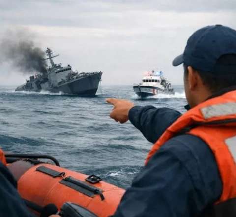 Sualtı qayıq İran gəmisini batırdı – 100-dən çox itkin, yaralılar var 