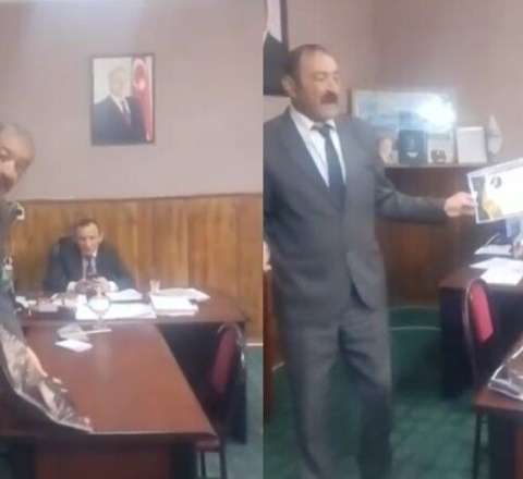 Məmura mükafat verən "jurnalist" həbs olundu 