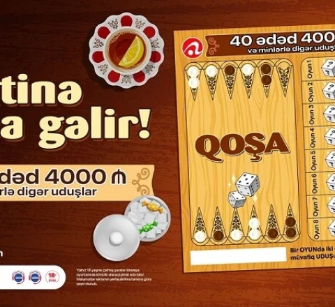 Yeni “Qoşa” lotereyası satışa çıxıb 