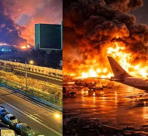 İsrail İran aeroportunu vurdu 