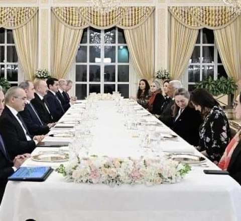 İlham Əliyev Koşta ilə birgə nahar etdi 