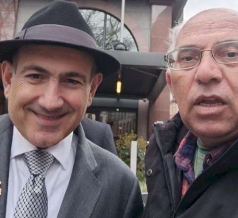 Paşinyan azərbaycanlı jurnalistlə bir arada - FOTO