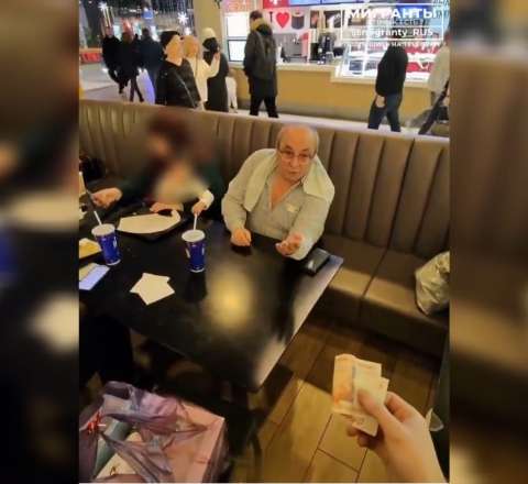 Əsl erməni: 500 rubl üstündə görün nə etdi  - VİDEO