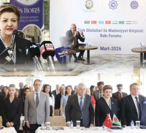 Bakıda “Türk Dövlətləri ilə Mədəniyyət Körpüsü” Forumu keçirildi - FOTO 