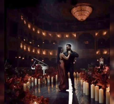 Musiqili teatrda SKANDAL – Səhnə sevgililərə icarəyə verilib – VİDEO 