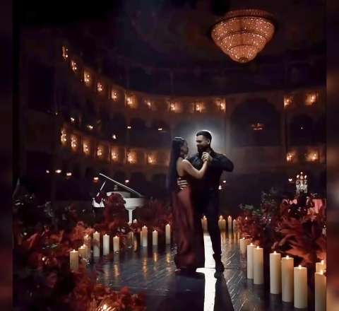 Musiqili teatrda SKANDAL – Səhnə sevgililərə icarəyə verilib – VİDEO 