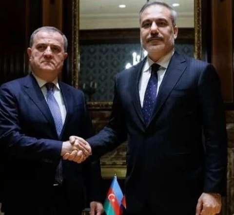 Ceyhun Bayramov Hakan Fidanla Ər-Riyadda görüşdü 