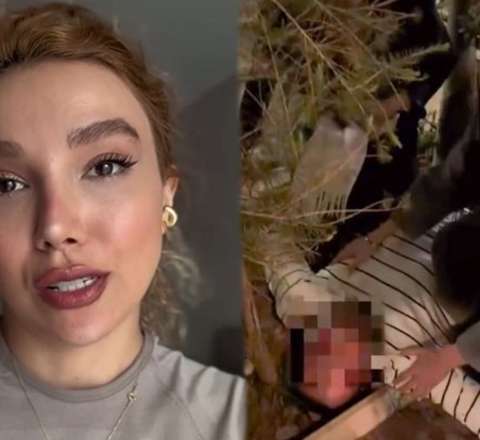 Bakıda restoranda aktrisa ilə dostlarının başına iş gəldi  - VİDEO