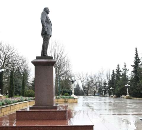 İlham Əliyev Şamaxıdadır - Foto 