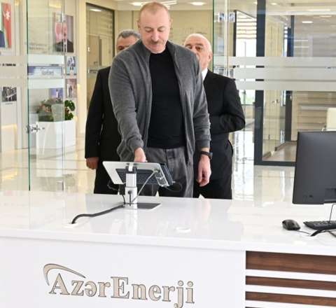 Prezident daha bir açılışda iştirak etdi  – Fotolar