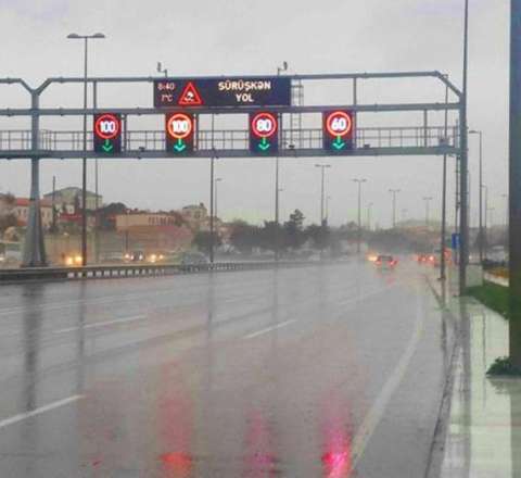 Aeroport yolunda sürət həddi endirildi  – Sürücülərin diqqətinə!