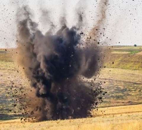 Ağdam sakini minaya düşdü 