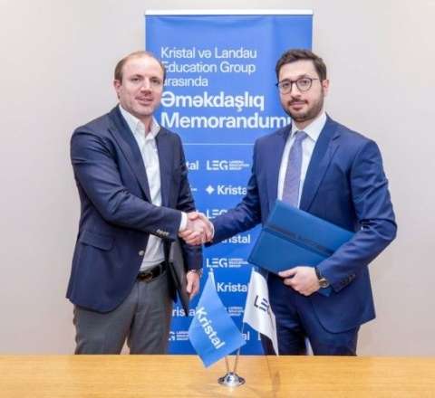 “Kristal” və “Landau Education Group” yeni əməkdaşlıq razılaşması imzaladı - FOTOLAR