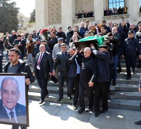 Rasim Balayevlə vida mərasimindən  FOTOLAR