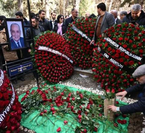 Rasim Balayevlə vida mərasimindən  FOTOLAR