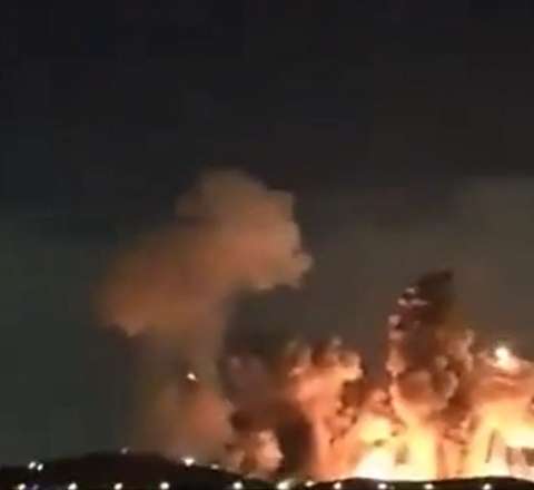 İsfahan 907 kq olan bombalarla vuruldu - VİDEO