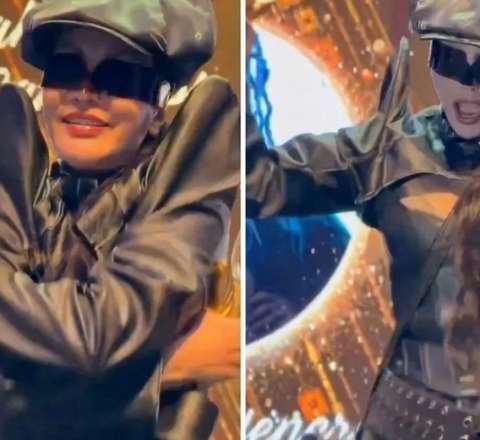 Aldığı mükafatı elə səhnədəcə sındırdı  - VİDEO