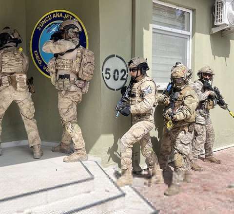 Hərbçilərimizin Türkiyədəki təlimdən görüntüləri