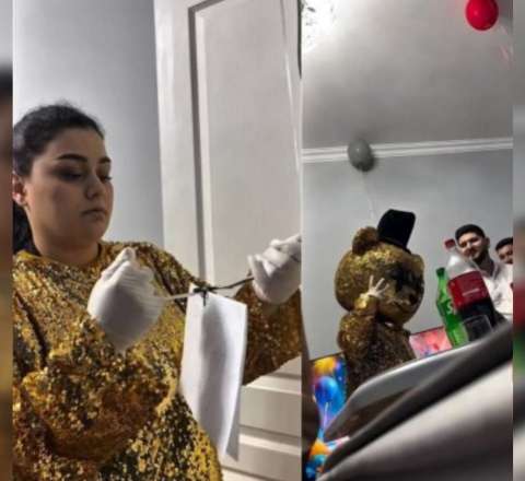 Alim Qasımovun nəvəsinin həyat yoldaşına sürprizi müzakirə olundu  - VİDEO