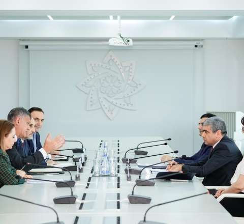 Nazirlikdə BP-nin Azərbaycan, Gürcüstan və Türkiyə üzrə regional prezidenti ilə görüş olub - FOTO