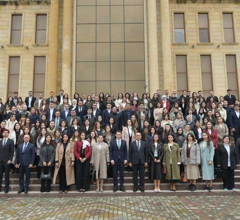 İdris İsayev Qubada pedaqoji heyətlə görüşdü - FOTO 