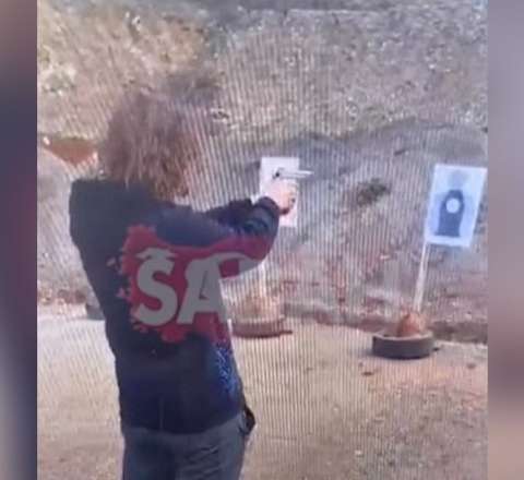 10 nəfəri öldürən İsanın poliqondakı görüntüləri - VİDEO 