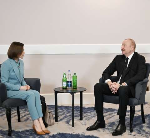 Prezident Maya Sandu ilə görüşdü 